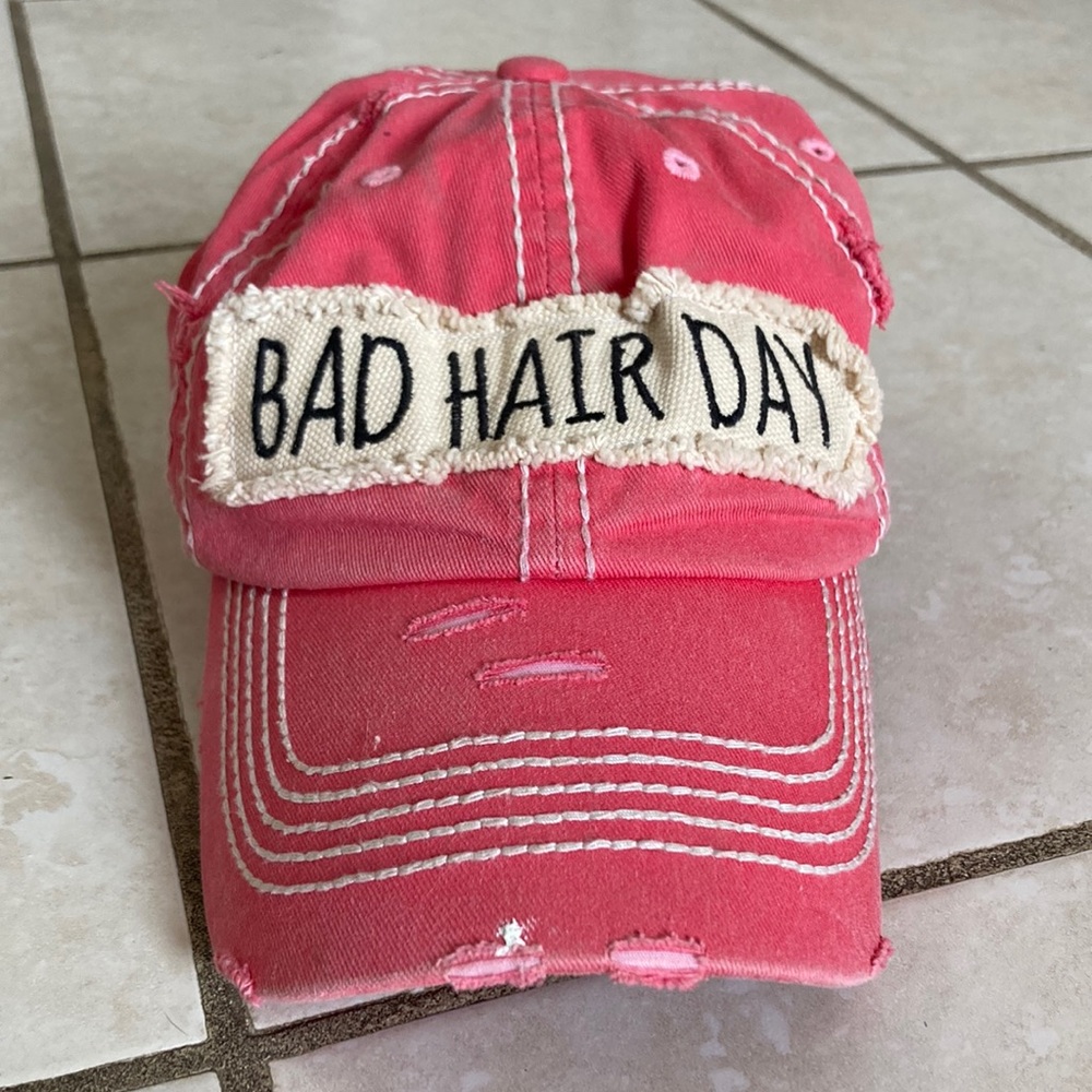 PINK 💗 Bad Hair Day Cap